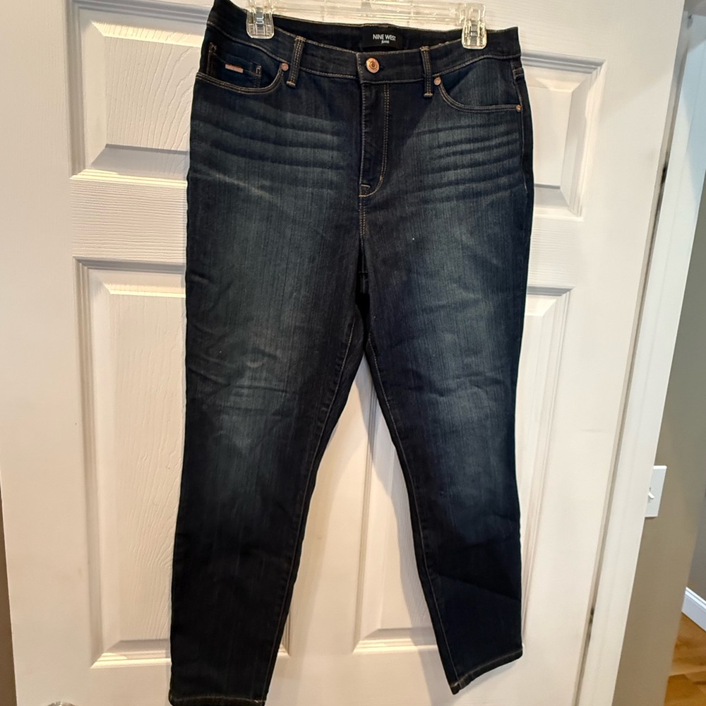Nine West Dark Wash Ankle Jeans